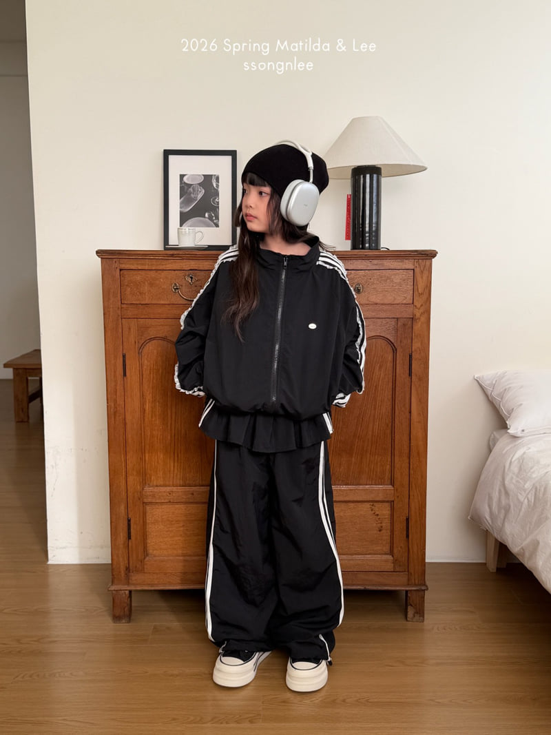Matilda & Lee - Korean Children Fashion - #discoveringself - Ruffle String Track Pants - 4