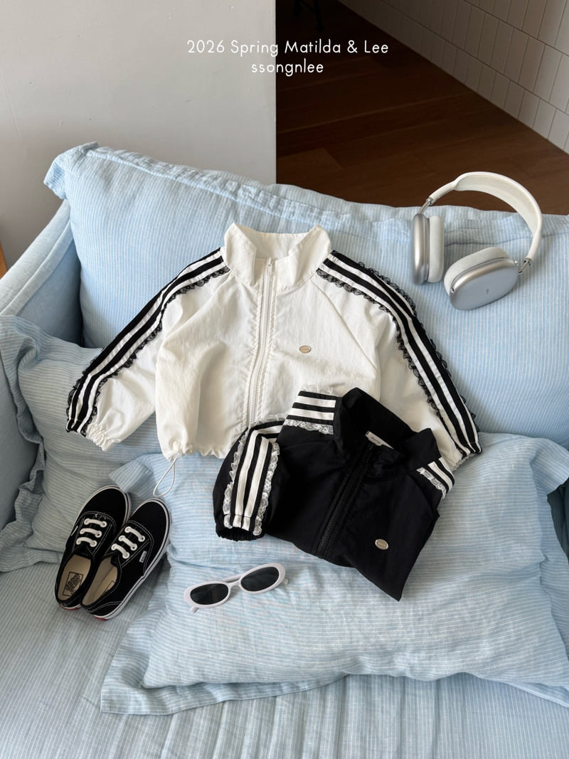 Matilda & Lee - Korean Children Fashion - #fashionkids - Lace Track Jumper
