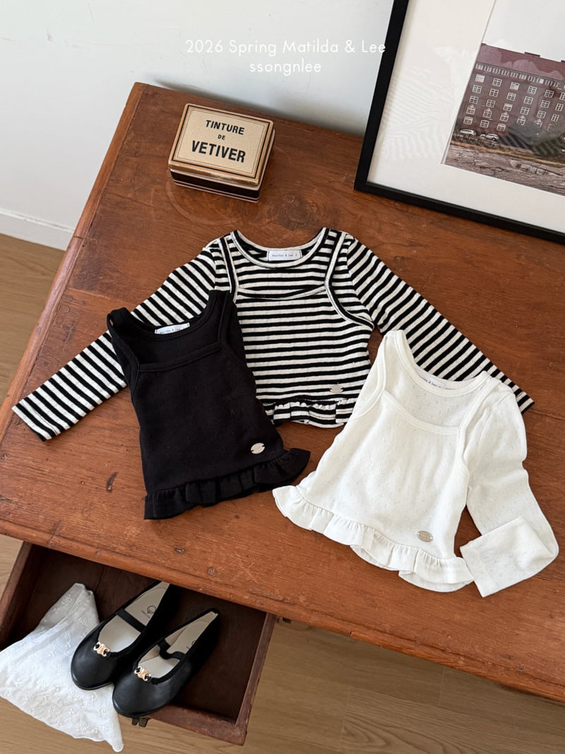 Matilda & Lee - Korean Children Fashion - #kidsshorts - Lovely Frill Tee