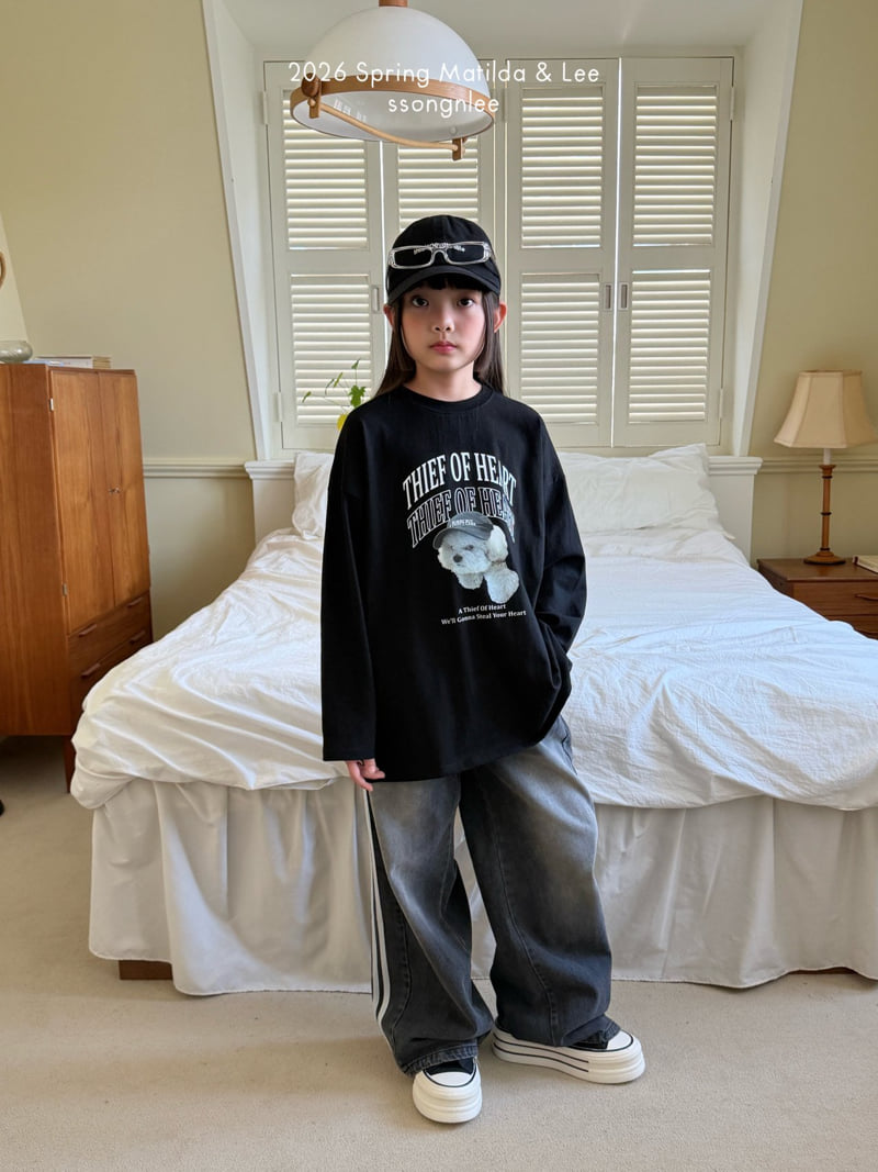 Matilda & Lee - Korean Children Fashion - #kidsshorts - Little Puppy Tee - 10
