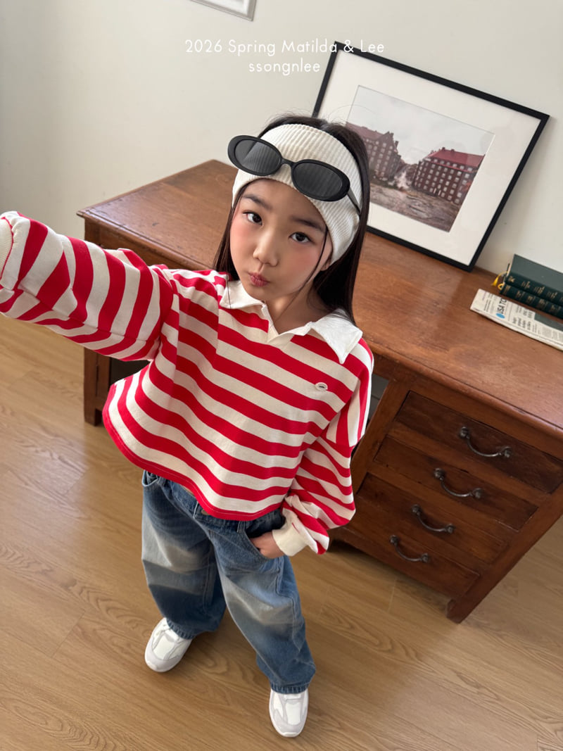 Matilda & Lee - Korean Children Fashion - #kidsshorts - Nut Collar Crop Tee - 5