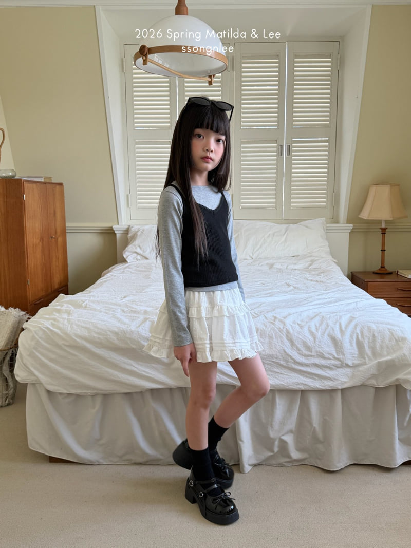 Matilda & Lee - Korean Children Fashion - #kidsshorts - Eyelet Lace Skirt - 5