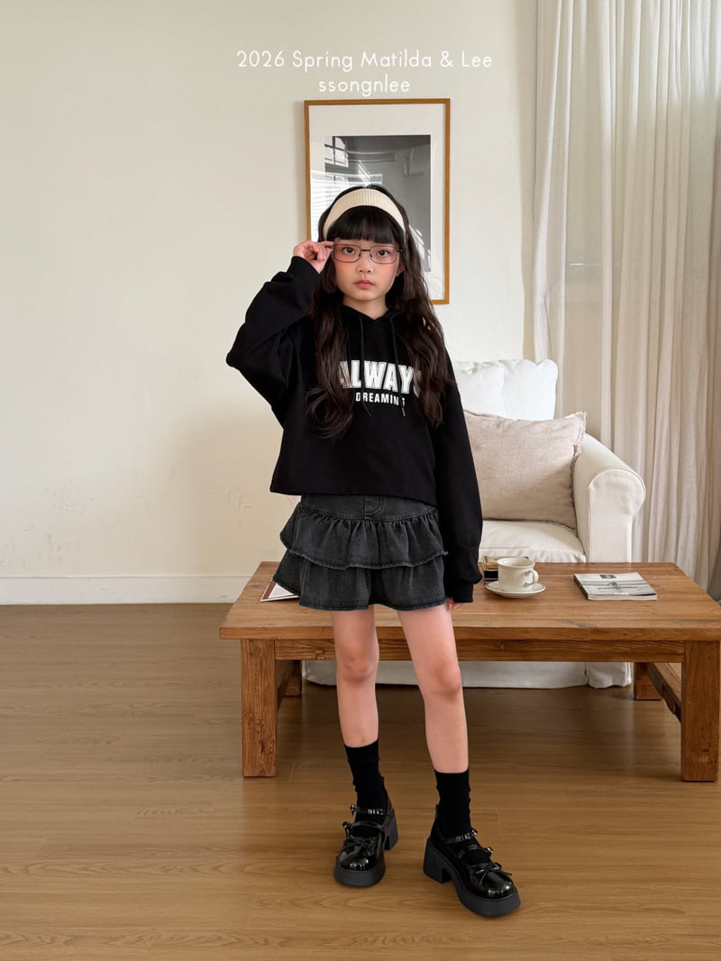 Matilda & Lee - Korean Children Fashion - #kidsshorts - Always Crop Hoodie - 8