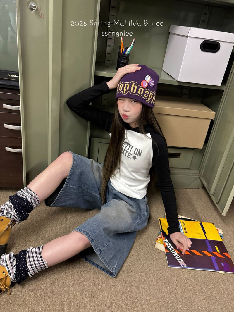 Matilda & Lee - Korean Children Fashion - #kidsstore - Maxi Bermuda Denim Pants - 12