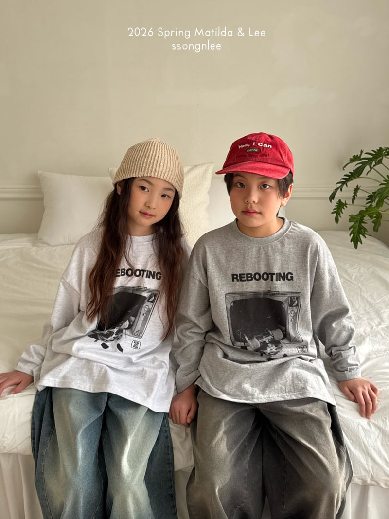 Matilda & Lee - Korean Children Fashion - #kidsstore - Rebooting Long Sleeve Tee - 8