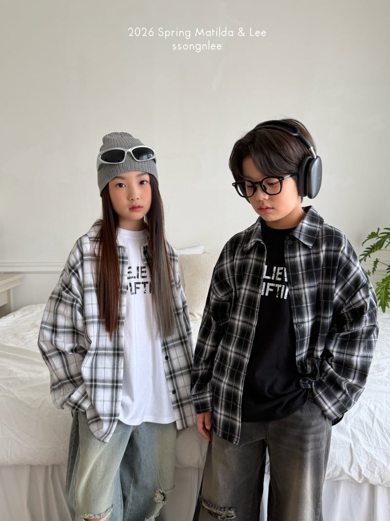 Matilda & Lee - Korean Children Fashion - #kidsstore - Memory Check Shirt - 5