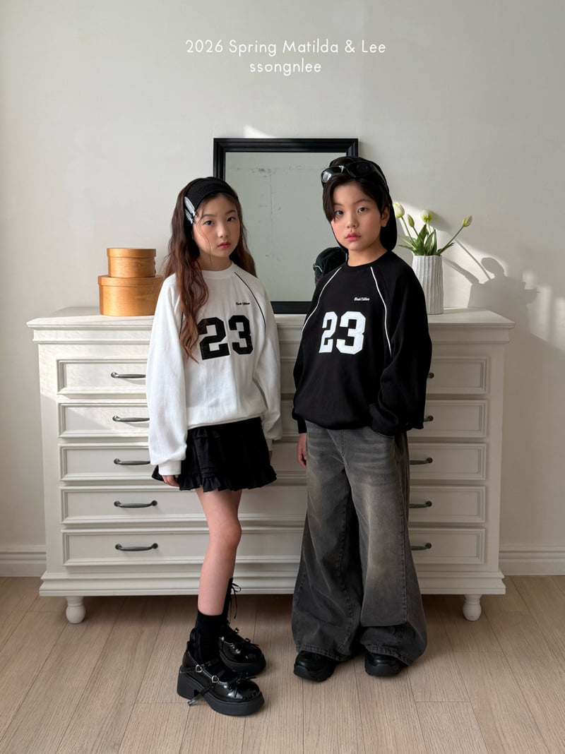 Matilda & Lee - Korean Children Fashion - #kidsstore - 23 Double Stripe Sweatshirt - 7
