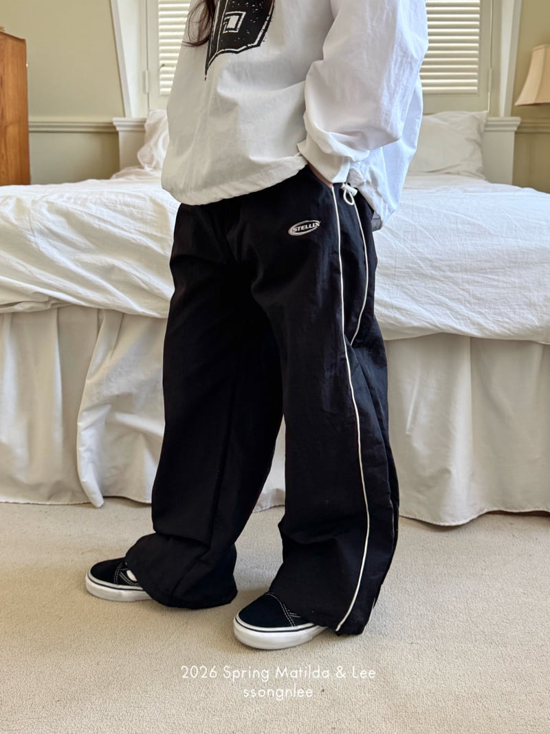 Matilda & Lee - Korean Children Fashion - #kidsstore - String Track Pants - 8