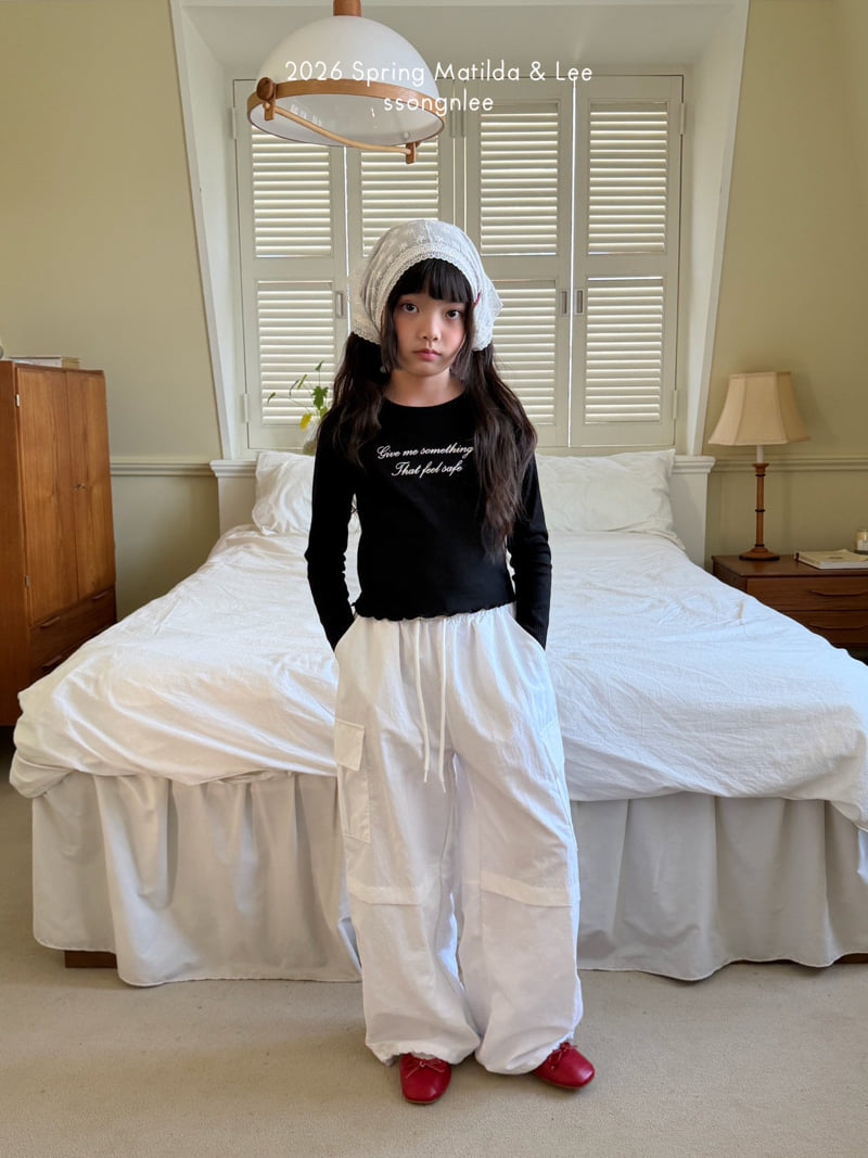 Matilda & Lee - Korean Children Fashion - #kidsstore - Pony Ribbed Wave Tee - 6