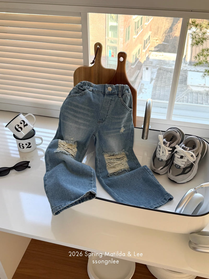 Matilda & Lee - Korean Children Fashion - #kidsstore - Everyday Vintage Denim Pants