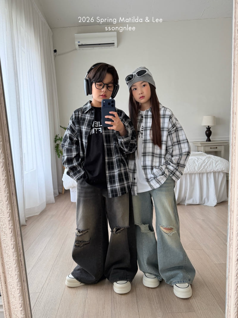 Matilda & Lee - Korean Children Fashion - #kidzfashiontrend - Memory Check Shirt - 6