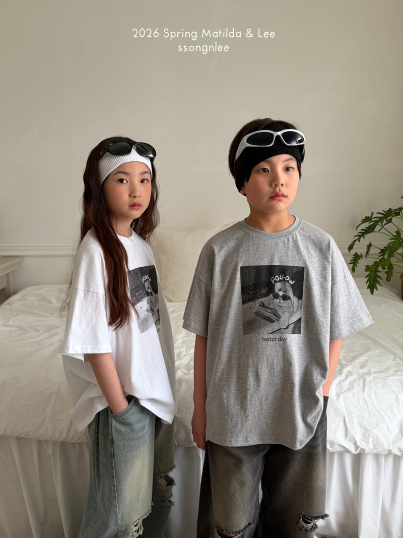 Matilda & Lee - Korean Children Fashion - #kidzfashiontrend - Follow Cat Short Sleeve Tee - 8