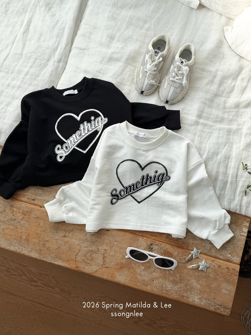 Matilda & Lee - Korean Children Fashion - #kidzfashiontrend - Heart Crop Sweatshirt
