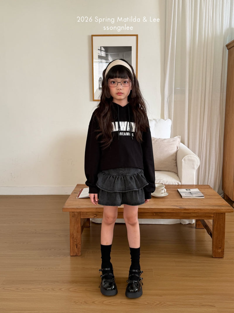 Matilda & Lee - Korean Children Fashion - #kidzfashiontrend - Always Crop Hoodie - 10