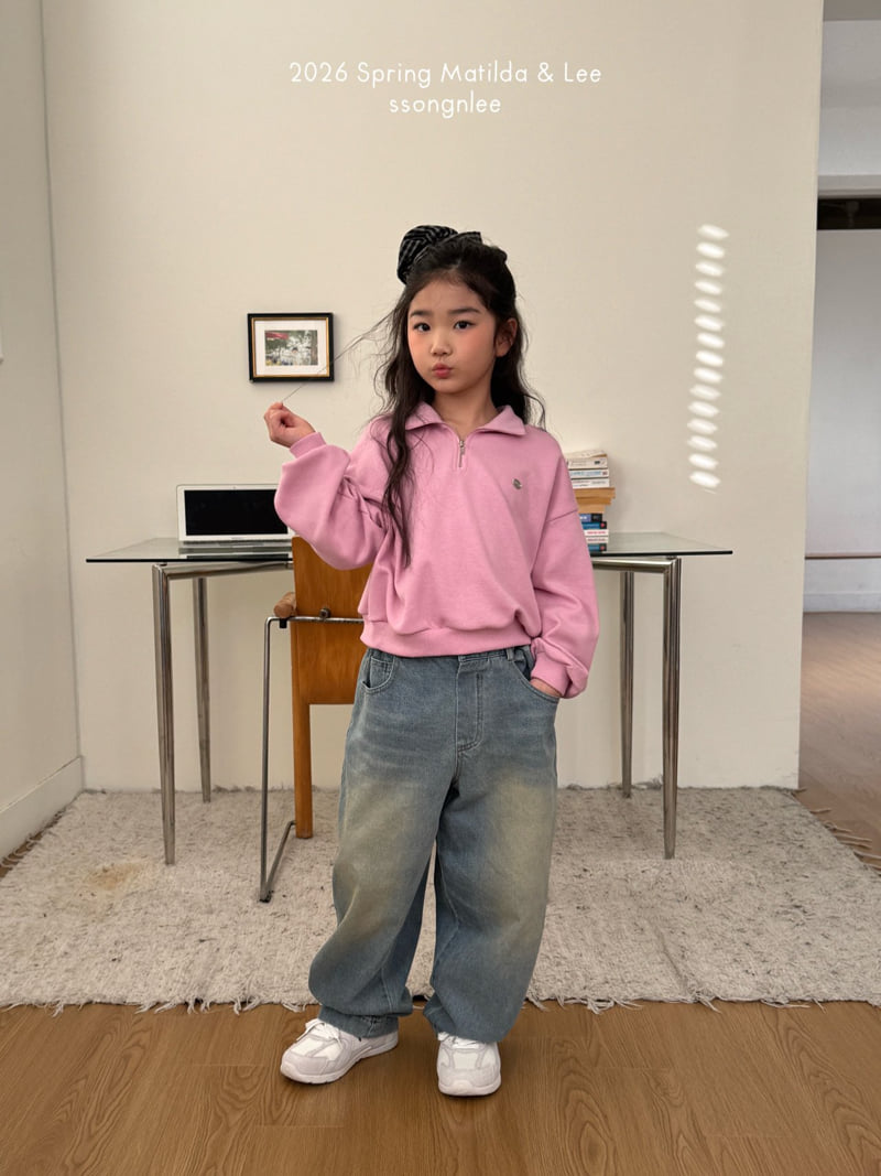 Matilda & Lee - Korean Children Fashion - #kidzfashiontrend - Half-Zip Sweatshirt - 9