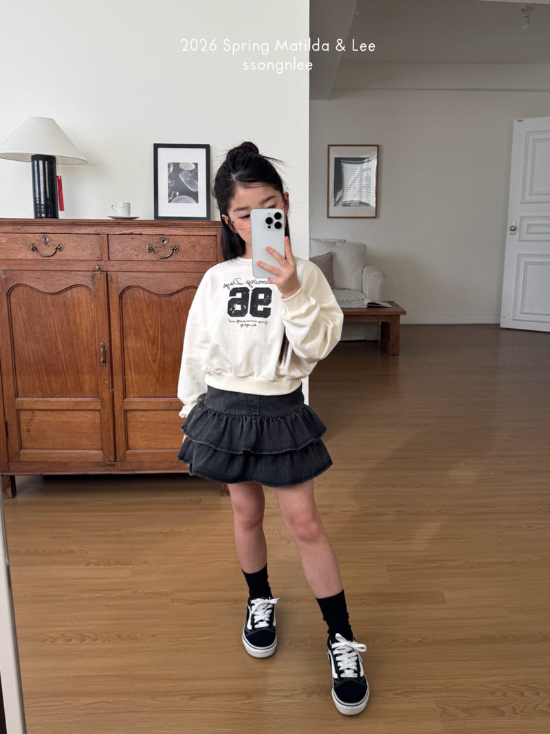 Matilda & Lee - Korean Children Fashion - #kidzfashiontrend - 96 Crop Sweatshirt - 8
