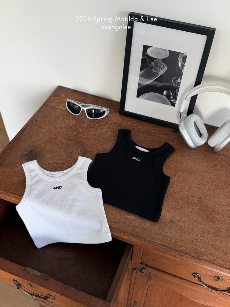 Matilda & Lee - Korean Children Fashion - #littlefashionista - End Ribbed Sleeveless Top