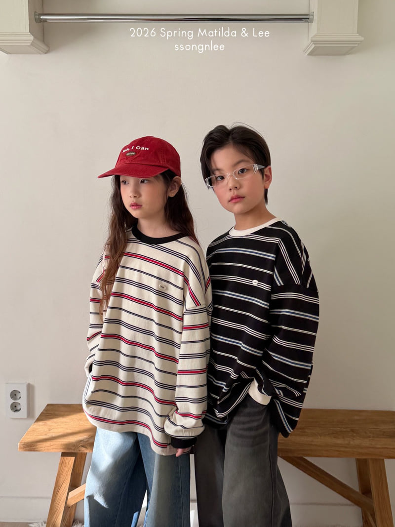 Matilda & Lee - Korean Children Fashion - #littlefashionista - Multi Stripe Tee - 10