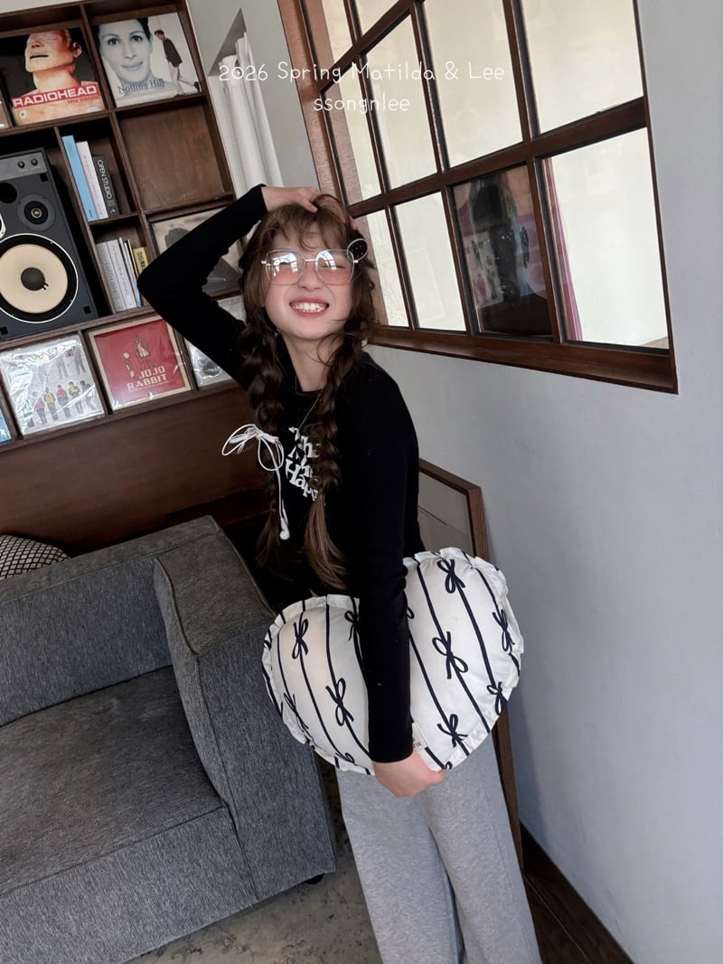 Matilda & Lee - Korean Children Fashion - #littlefashionista - Crop Lettering Tee - 11