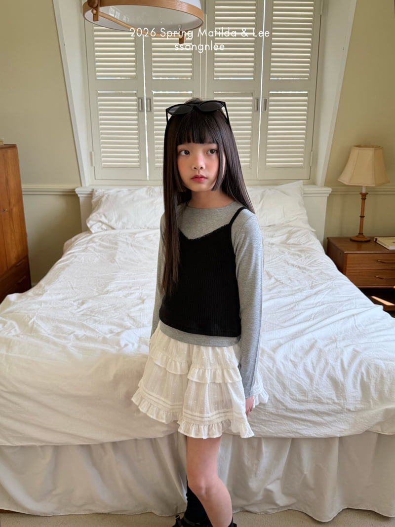 Matilda & Lee - Korean Children Fashion - #littlefashionista - Soft Boat Neck Tee - 10