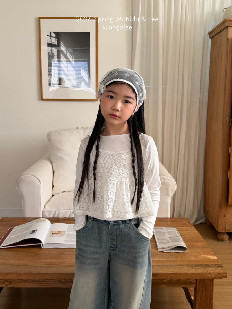 Matilda & Lee - Korean Children Fashion - #littlefashionista - Crochet Bustier - 6