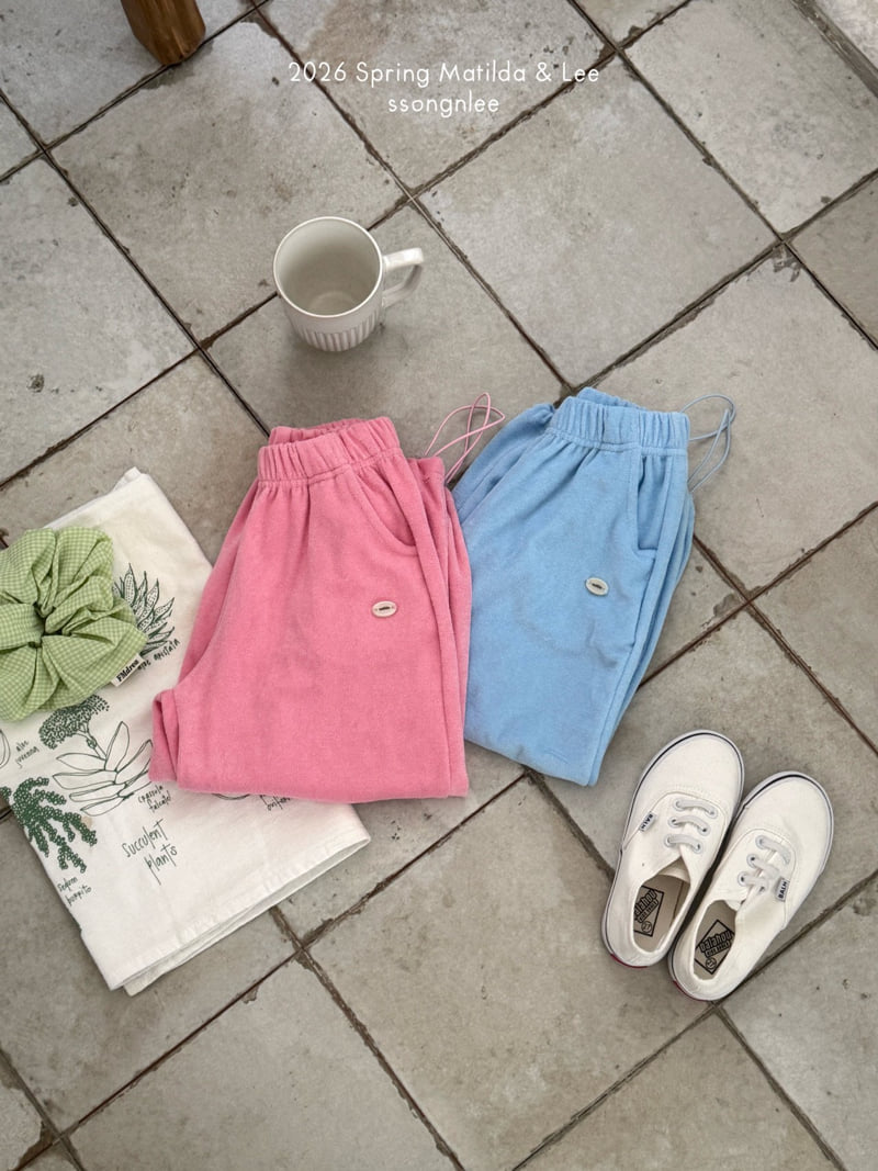 Matilda & Lee - Korean Children Fashion - #littlefashionista - Terry String Pants