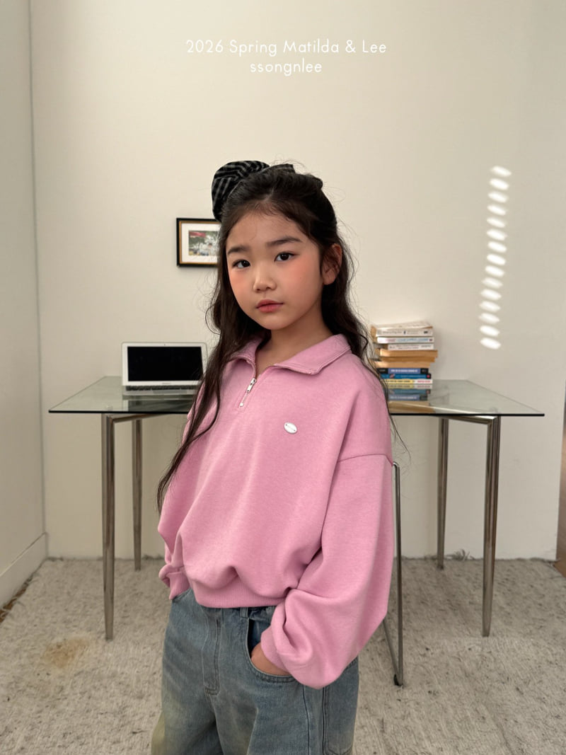 Matilda & Lee - Korean Children Fashion - #littlefashionista - Half-Zip Sweatshirt - 11