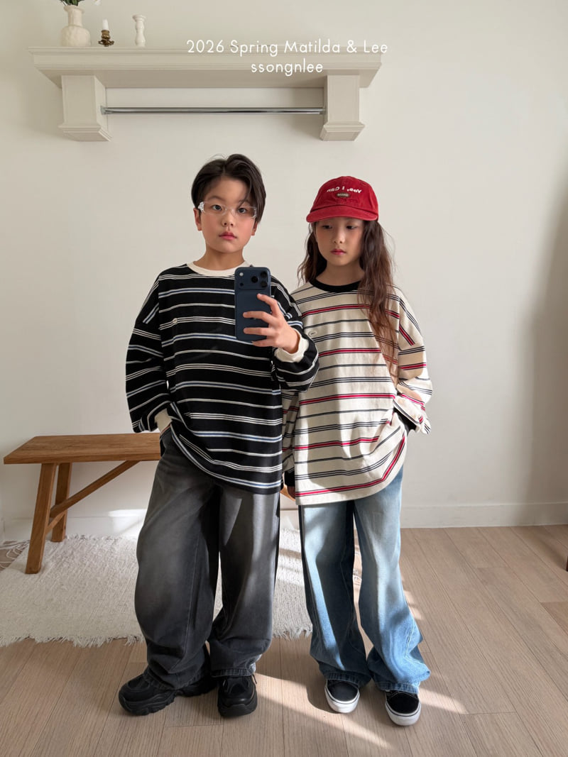 Matilda & Lee - Korean Children Fashion - #magicofchildhood - Multi Stripe Tee - 11