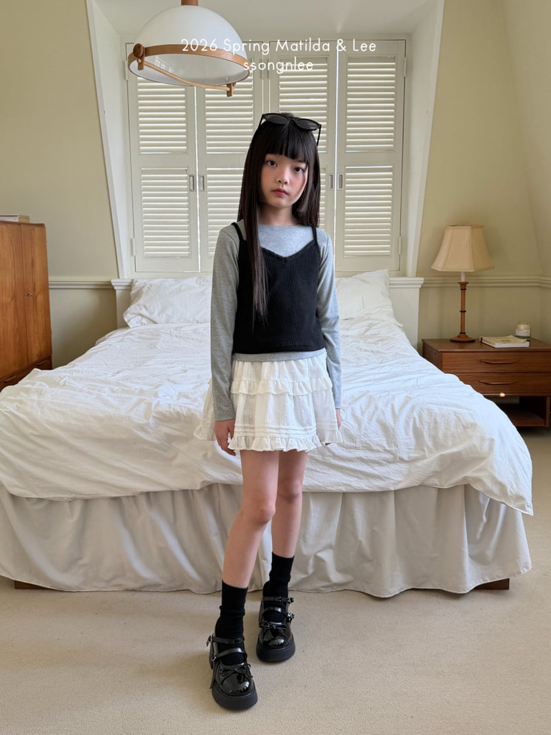 Matilda & Lee - Korean Children Fashion - #magicofchildhood - Lace Bustier - 7