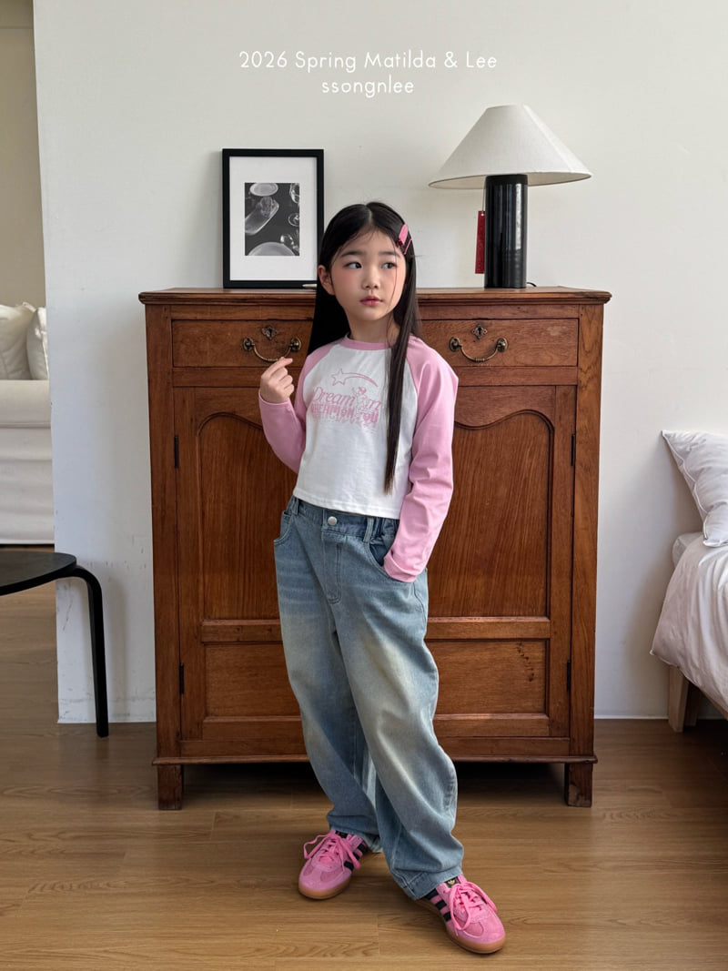 Matilda & Lee - Korean Children Fashion - #magicofchildhood - Dream Crop Raglan Tee - 9
