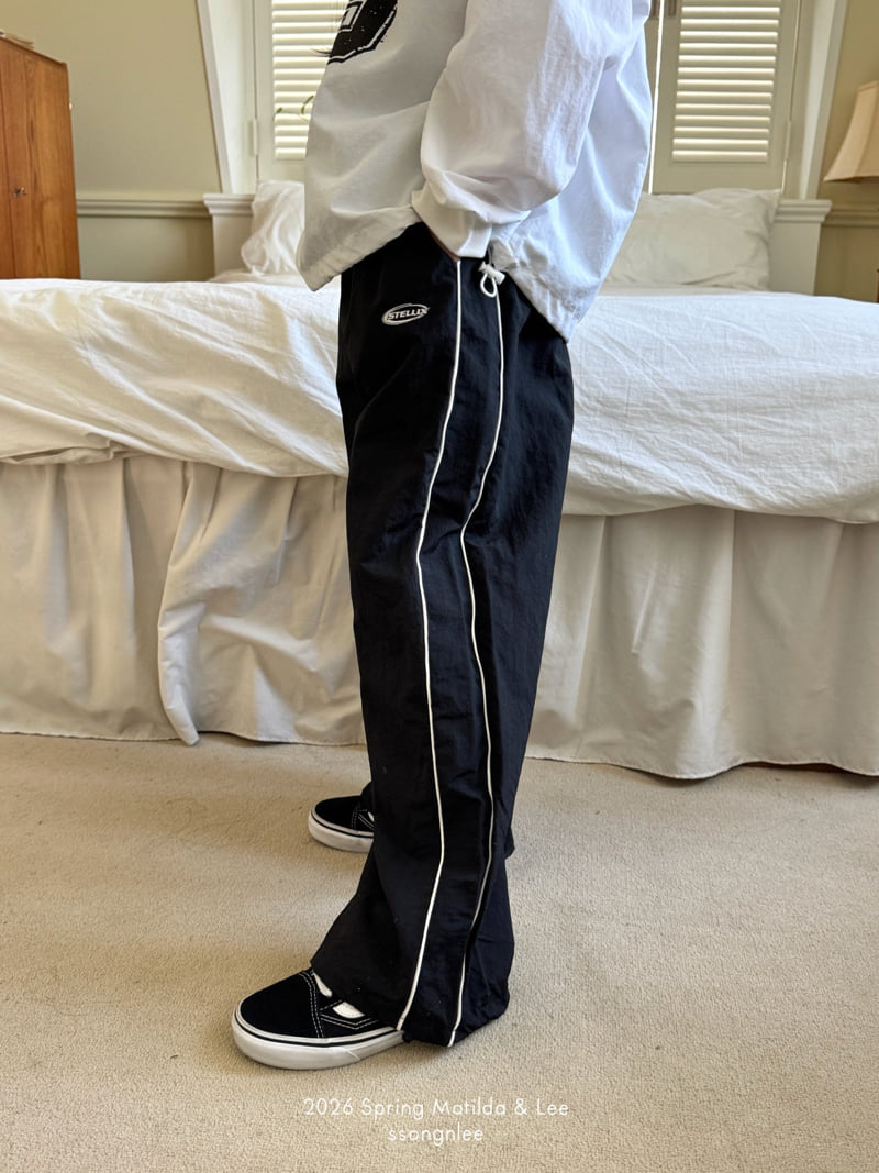 Matilda & Lee - Korean Children Fashion - #magicofchildhood - String Track Pants - 12