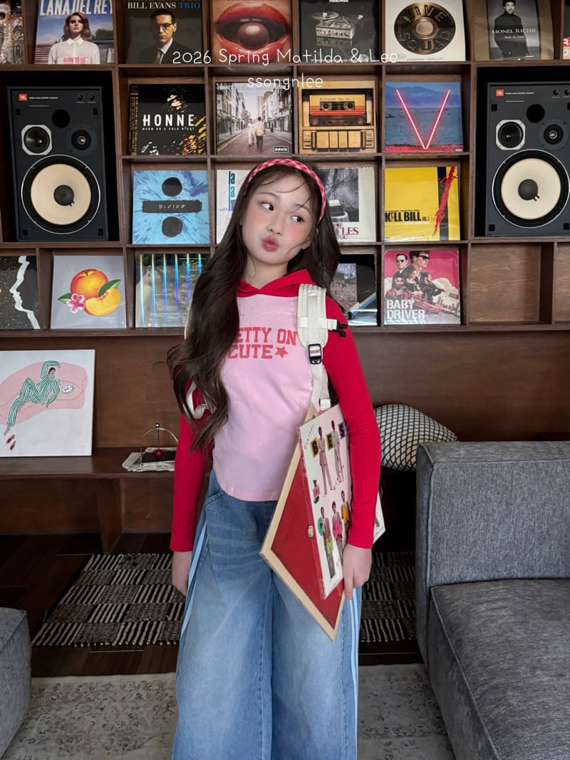 Matilda & Lee - Korean Children Fashion - #magicofchildhood - Line Track Denim Pants - 8