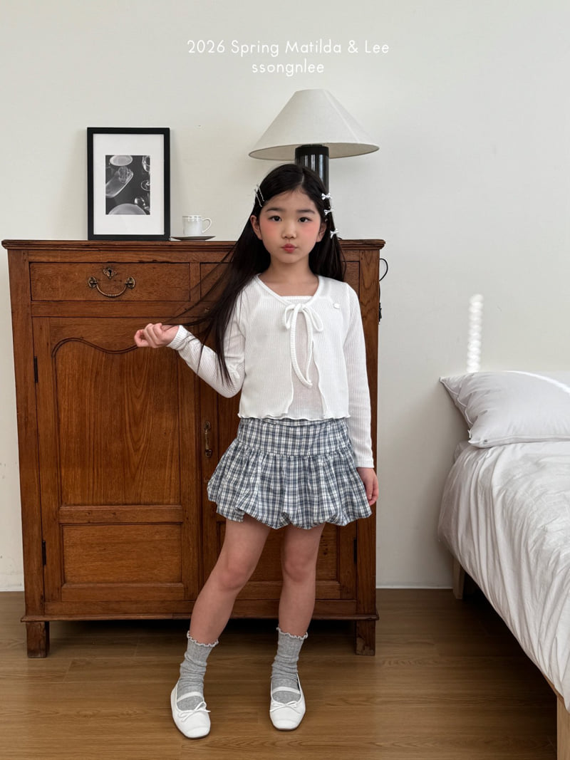 Matilda & Lee - Korean Children Fashion - #magicofchildhood - Check Balloon Skirt - 6