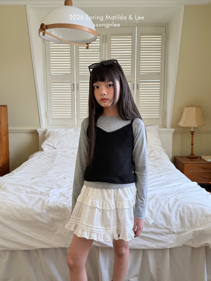 Matilda & Lee - Korean Children Fashion - #minifashionista - Lace Bustier - 8