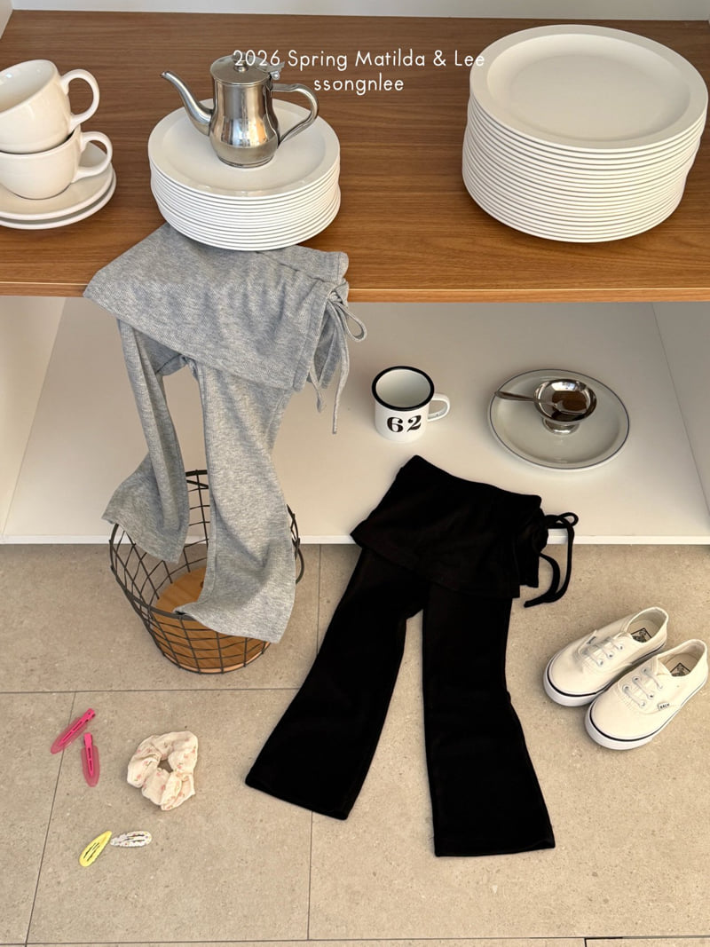 Matilda & Lee - Korean Children Fashion - #minifashionista - Bootcut Skirt Pants