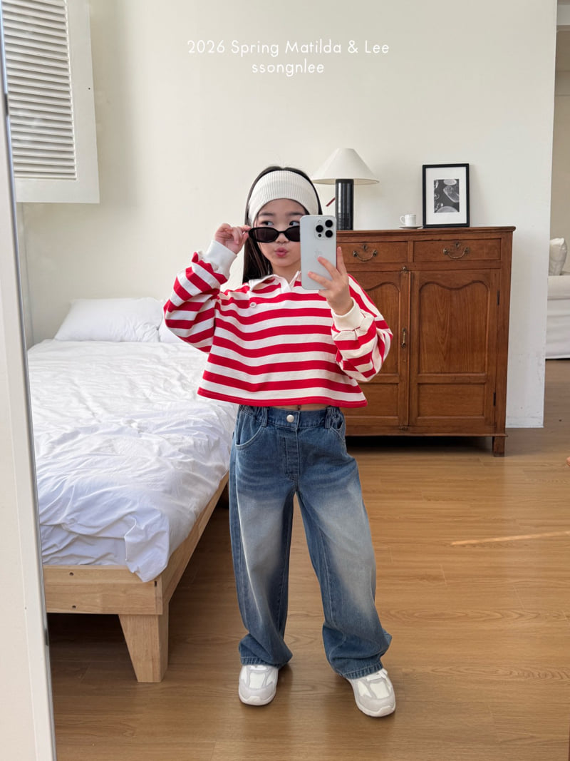 Matilda & Lee - Korean Children Fashion - #minifashionista - Nut Collar Crop Tee - 11