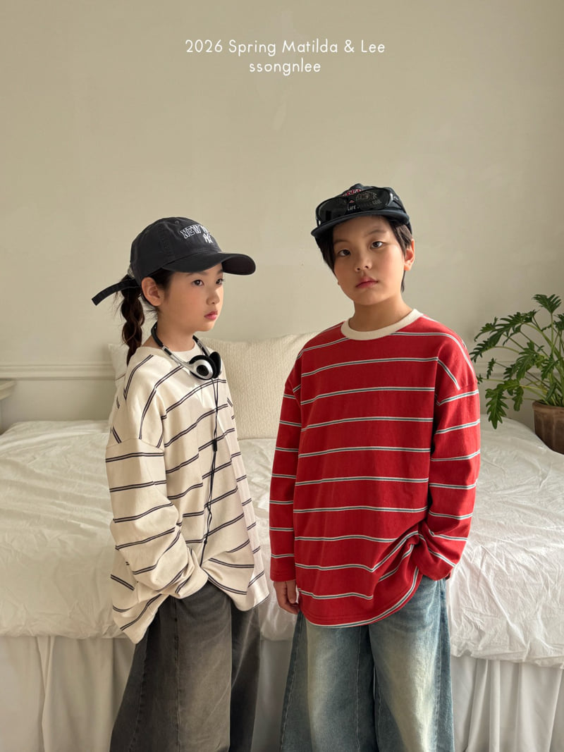 Matilda & Lee - Korean Children Fashion - #minifashionista - Urban Stripe Tee - 5