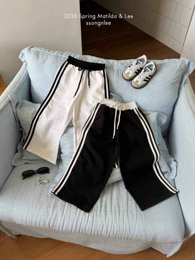 Matilda & Lee - Korean Children Fashion - #minifashionista - Double Stripe Pants