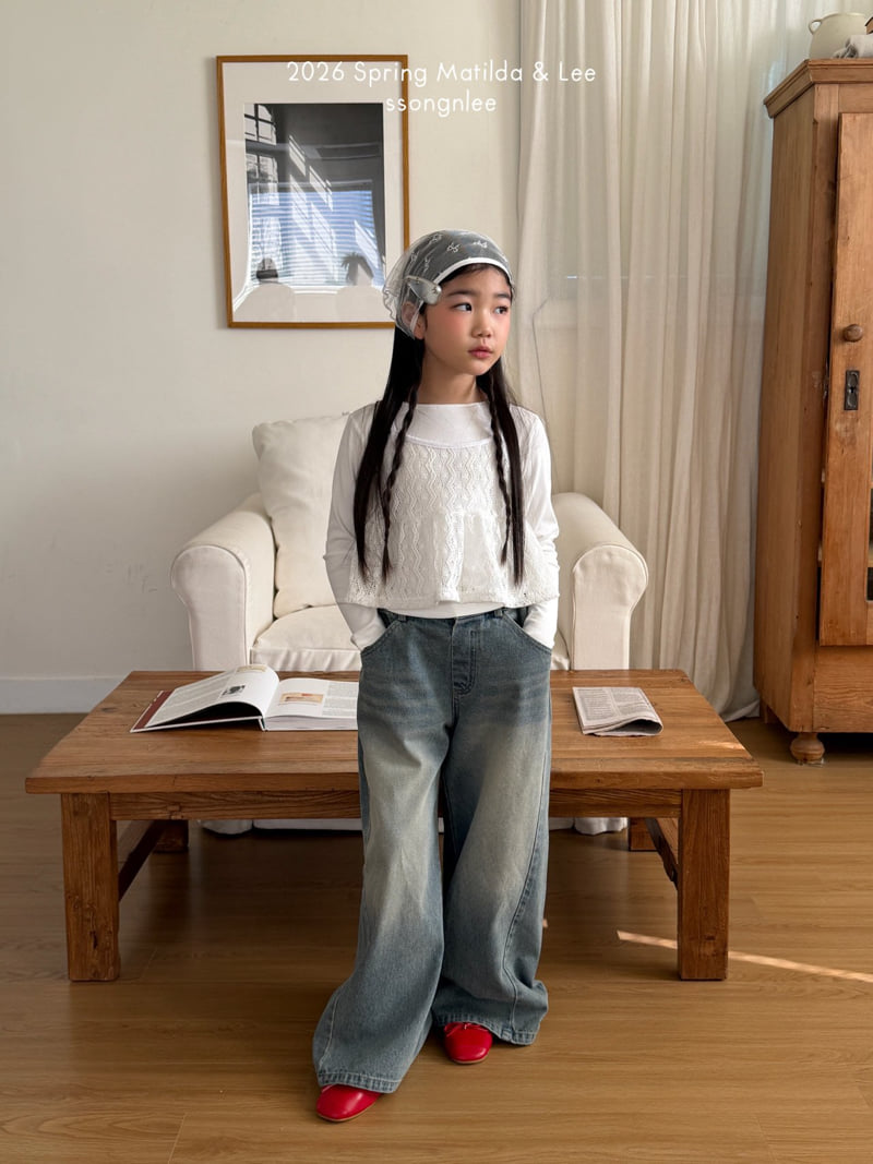 Matilda & Lee - Korean Children Fashion - #minifashionista - Crochet Bustier - 8