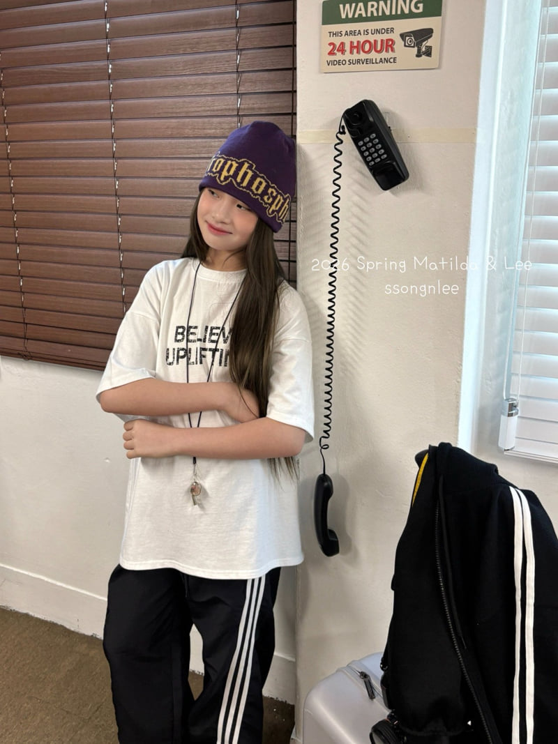 Matilda & Lee - Korean Children Fashion - #magicofchildhood - Track Line Wide Pants - 4