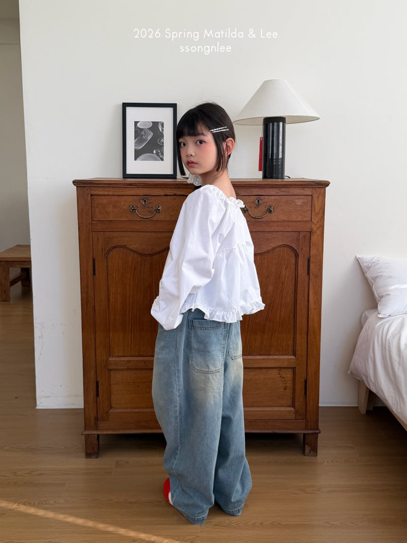 Matilda & Lee - Korean Children Fashion - #magicofchildhood - Shirring Blouse - 4