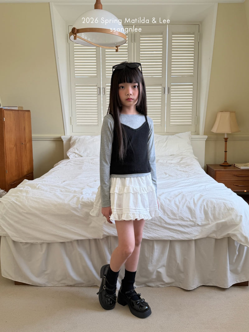 Matilda & Lee - Korean Children Fashion - #prettylittlegirls - Lace Bustier - 9