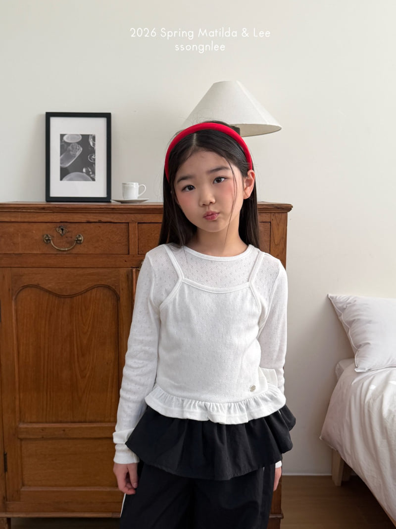 Matilda & Lee - Korean Children Fashion - #prettylittlegirls - Lovely Frill Tee - 8
