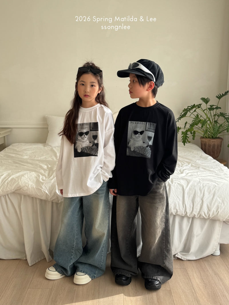 Matilda & Lee - Korean Children Fashion - #prettylittlegirls - Rich Cat Tee - 6