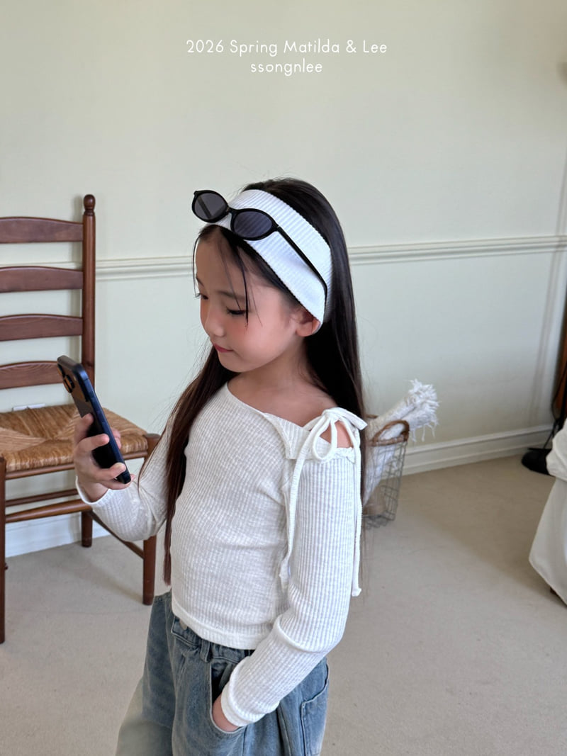 Matilda & Lee - Korean Children Fashion - #prettylittlegirls - Strap Slit Tee - 10
