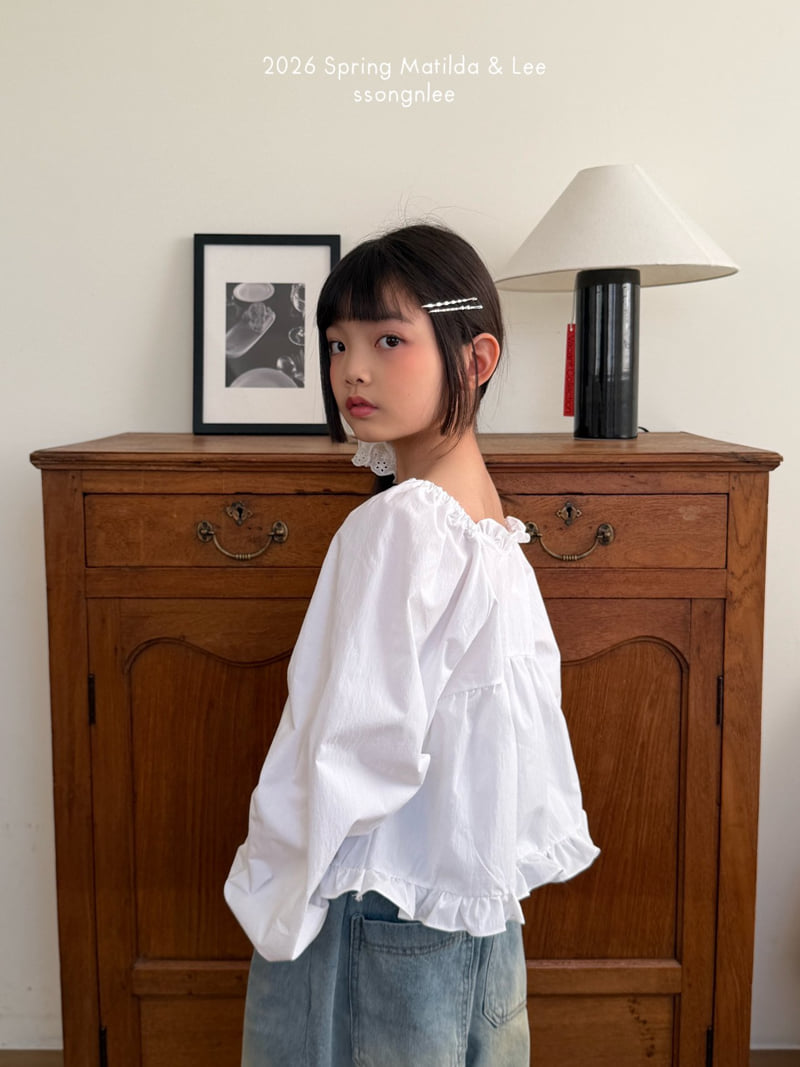 Matilda & Lee - Korean Children Fashion - #prettylittlegirls - Shirring Blouse - 5