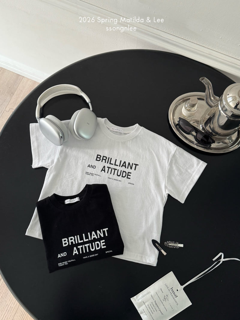 Matilda & Lee - Korean Children Fashion - #prettylittlegirls - Attitude Short Sleeve Tee