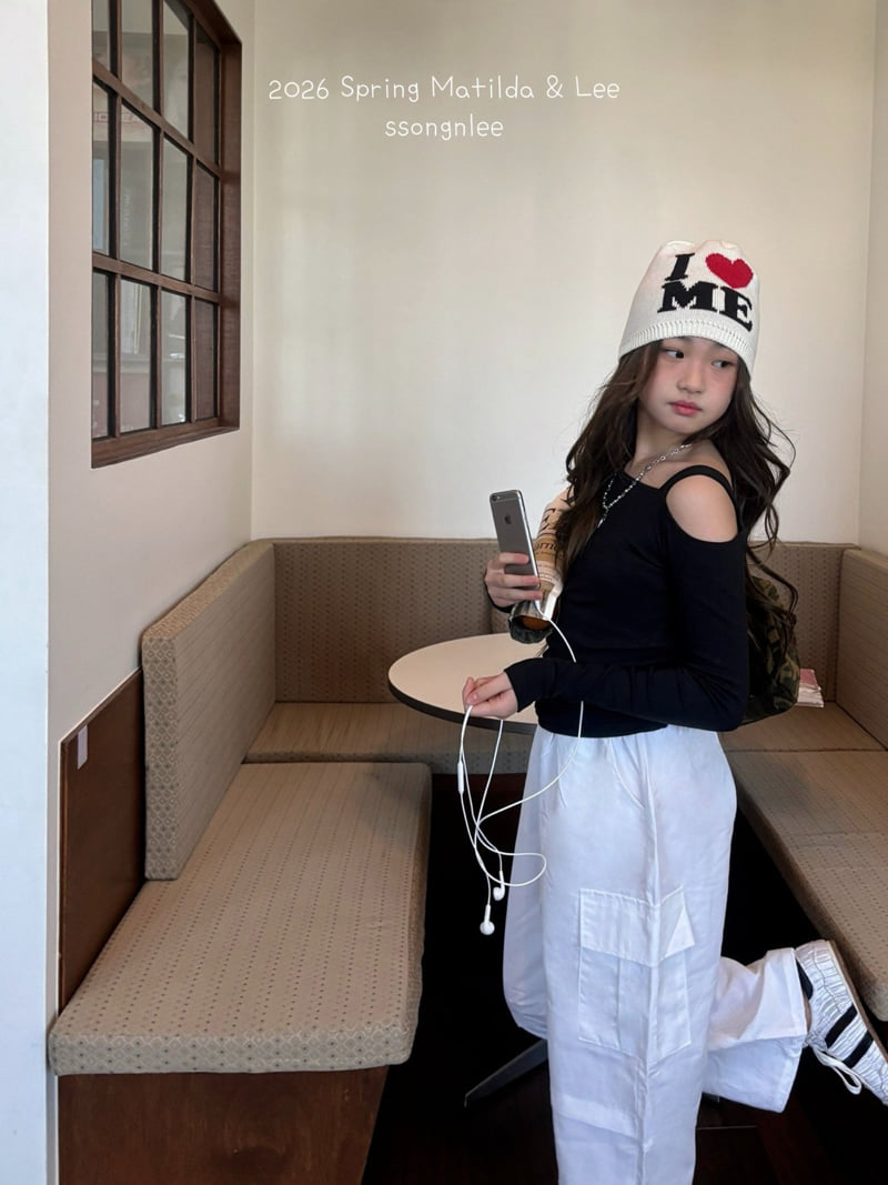 Matilda & Lee - Korean Children Fashion - #stylishchildhood - Asymmetric Shoulder Tee - 10