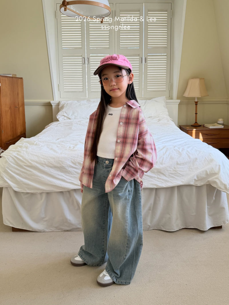 Matilda & Lee - Korean Children Fashion - #stylishchildhood - Spring Check Shirt - 8