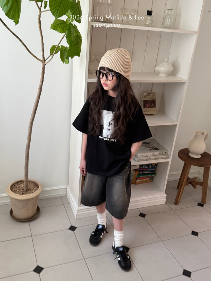 Matilda & Lee - Korean Children Fashion - #toddlerclothing - New York Puppy Short Sleeve Tee - 4